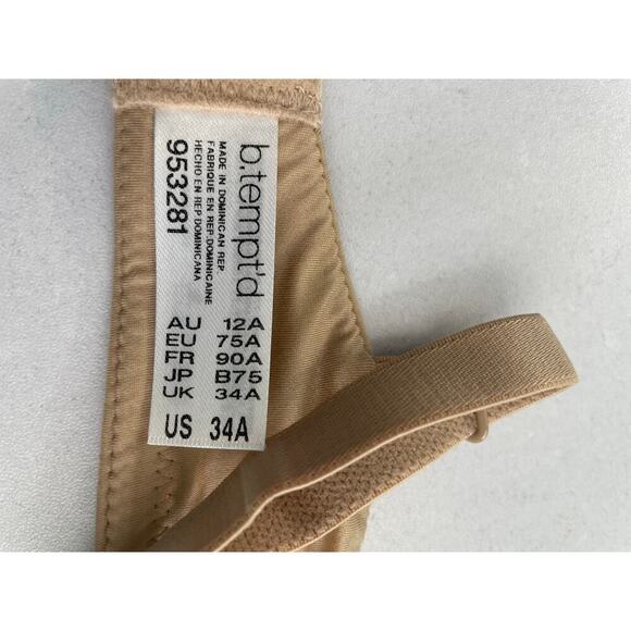 b.tempt'd by Wacoal Women's Future Foundation T-Shirt Bra Nude Size 34A 953281 - Picture 7 of 7